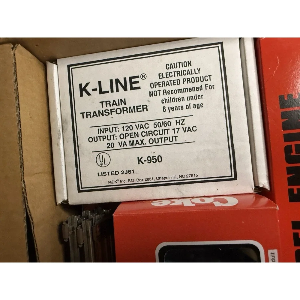 K-Line 1996 The Coca Cola Train Set For All Seasons k-1614A  0-27 Gauge